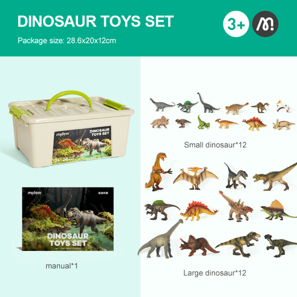Dinosaur Toys Set 24pcs