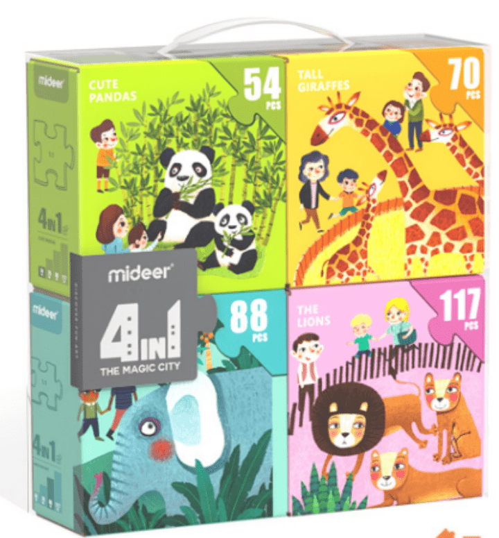 4 in 1 Puzzle Animal