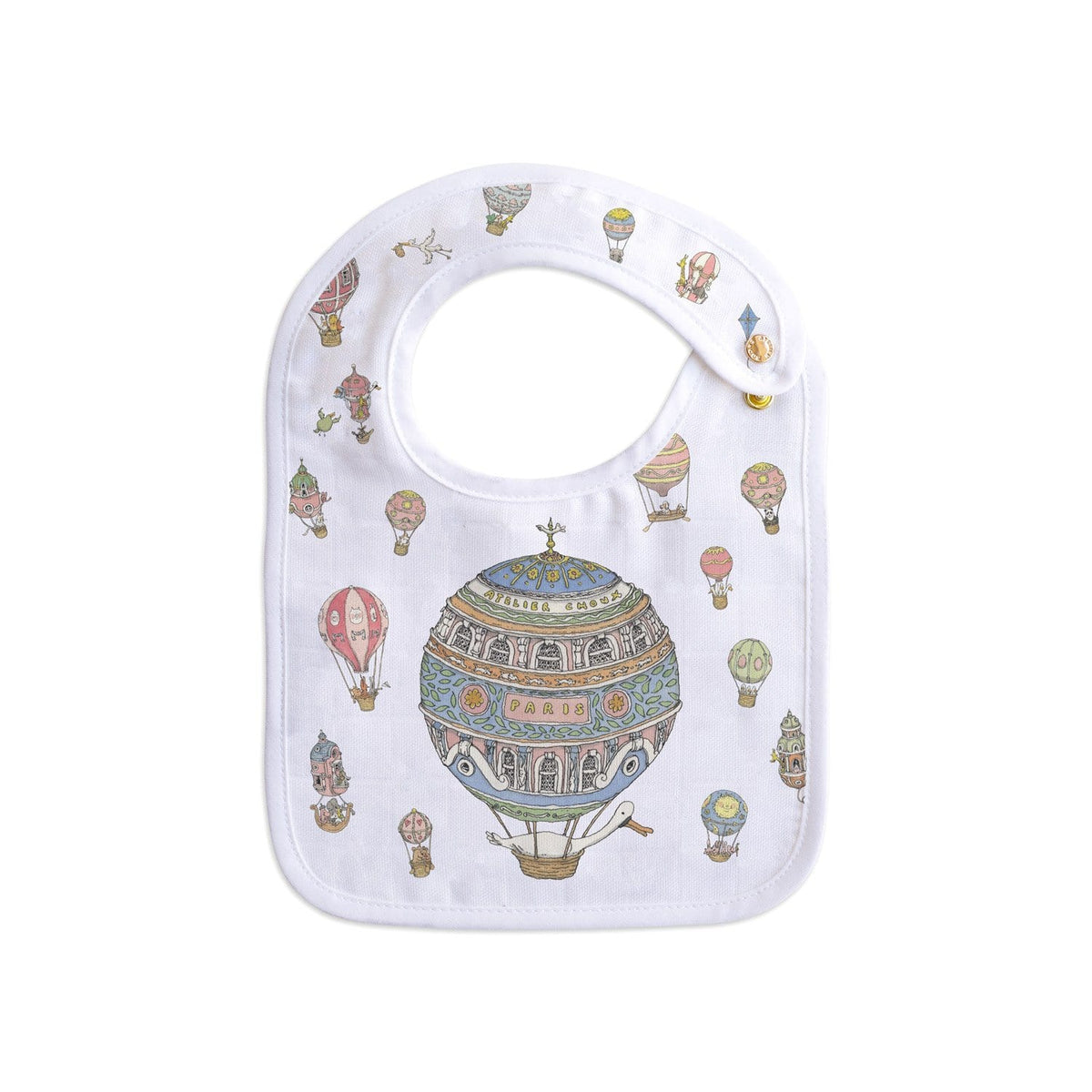 Hot Air Balloons Bib