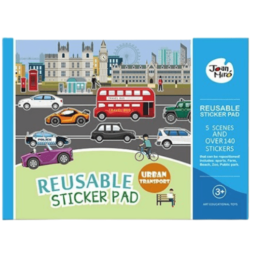 Reusable Sticker Pad - Transportation