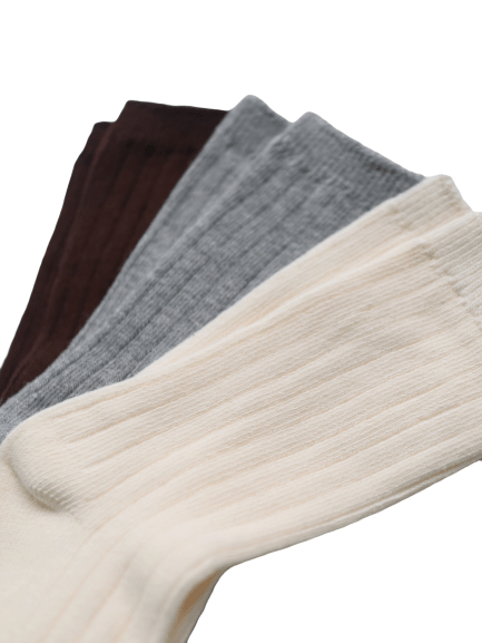 Ribbed Knee Socks