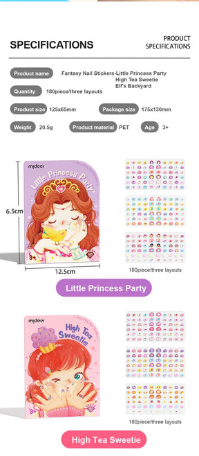 Bling Bling Nail Stickers - Little Princess Party