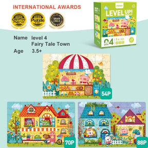 Level Up Puzzle - Little Town (4 Level)