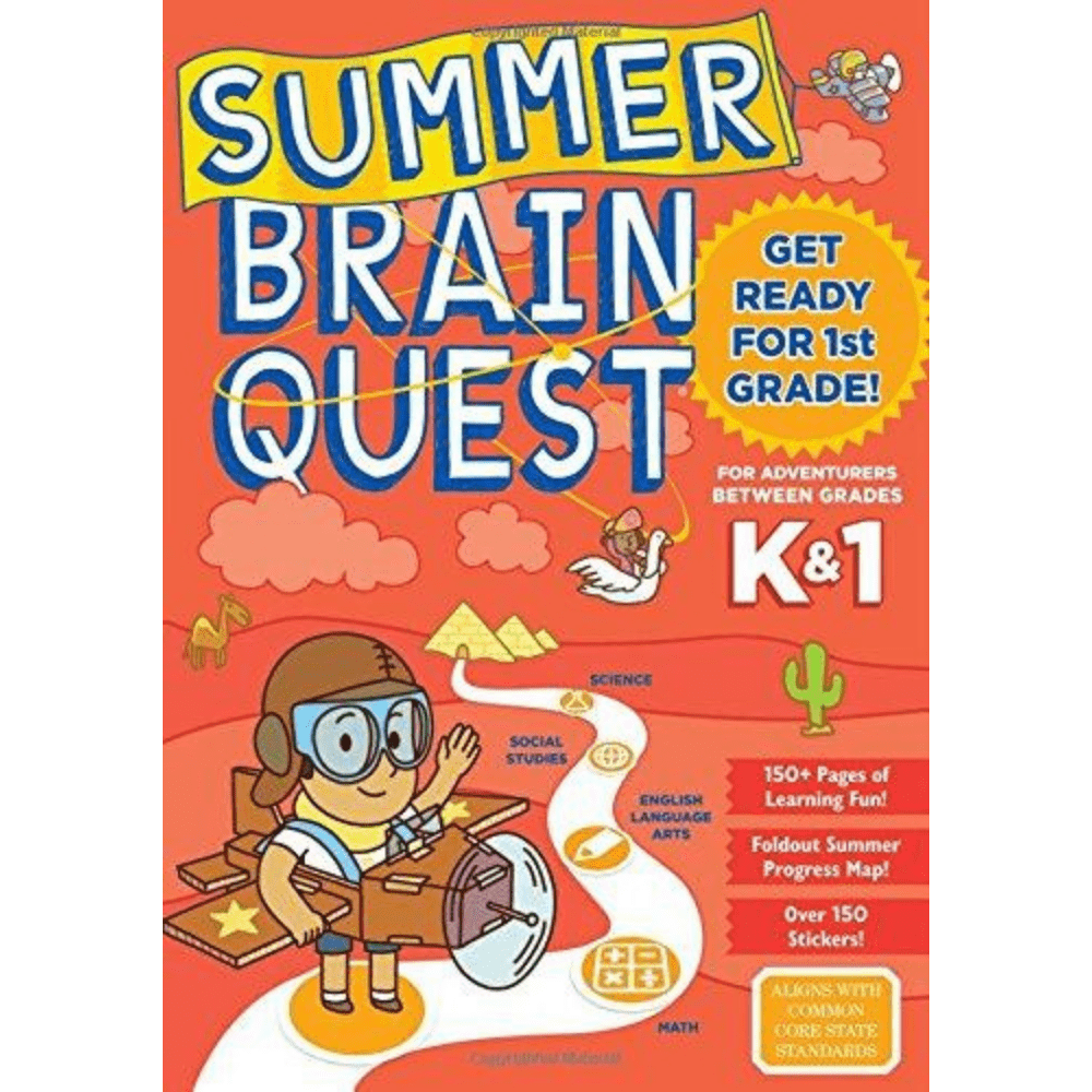 Summer Brain Quest Book K1 & Grade 1
