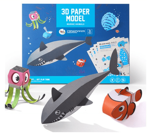 3D Paper Models - Marine Animals