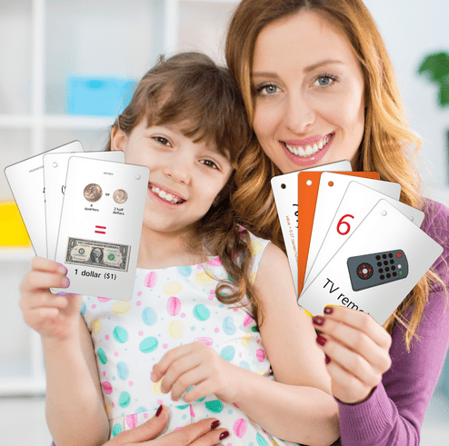 Learning Math Concepts Flash Cards