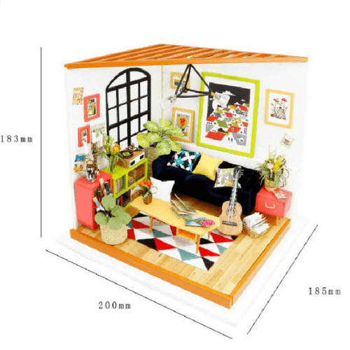 DIY Miniature Dollhouse  - Living Room