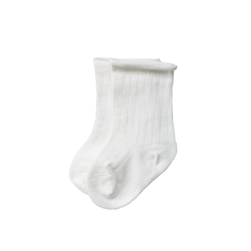 Ribbed Mid Length Socks