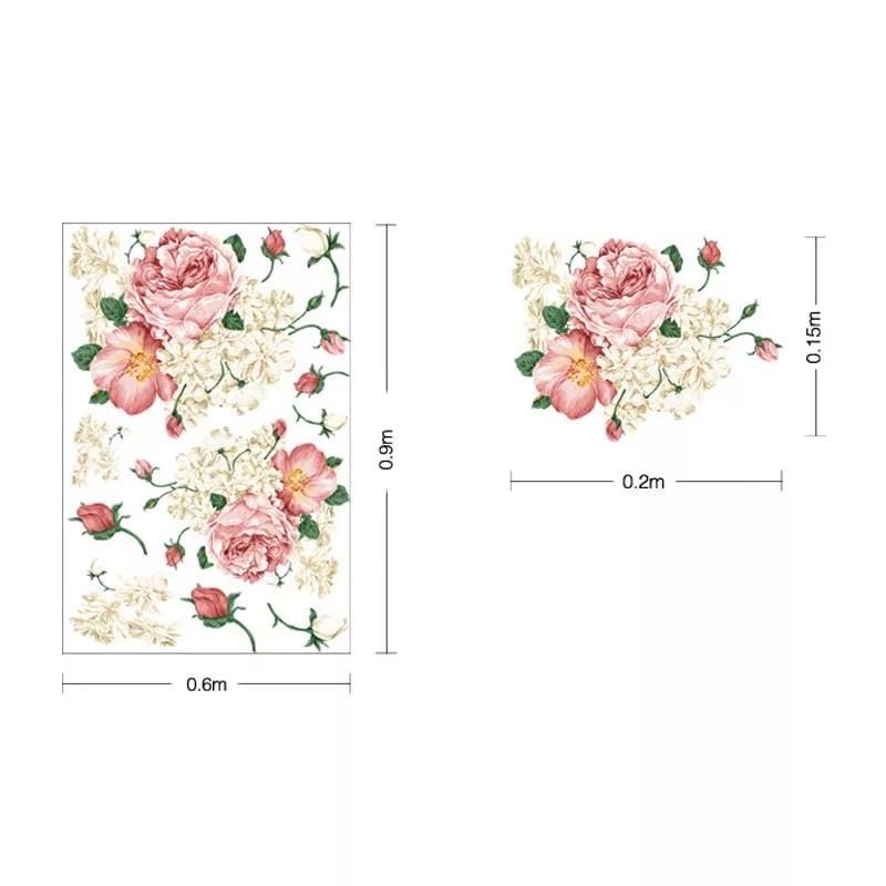 Mixed Flowers Wall Decals